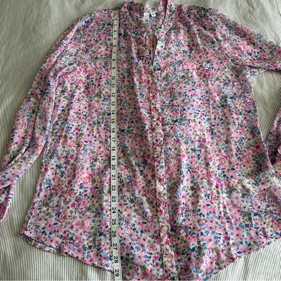 Kut from the Kloth Floral Blouse - Pink and Blue - Picture 3 of 9